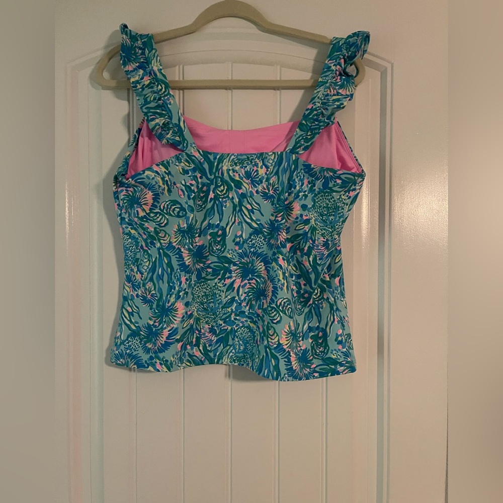Lilly Pulitzer- Luxletic Top -Surf Blue